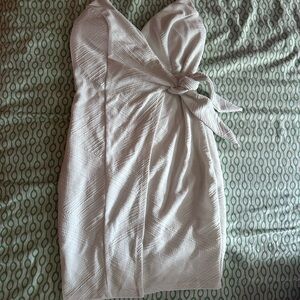 Elegant White Wrap Dress